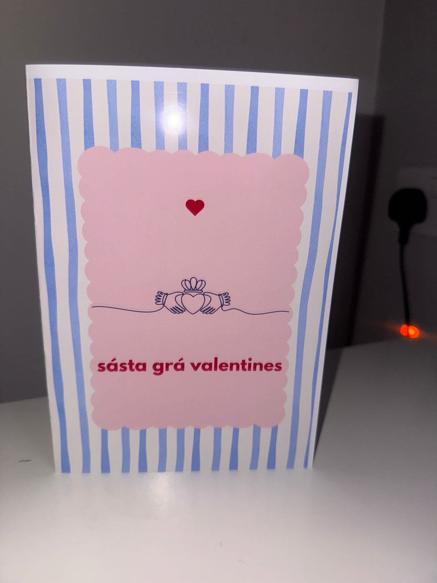 Claddagh valentine card