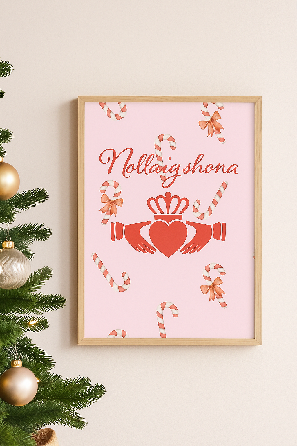 Claddagh candy canes