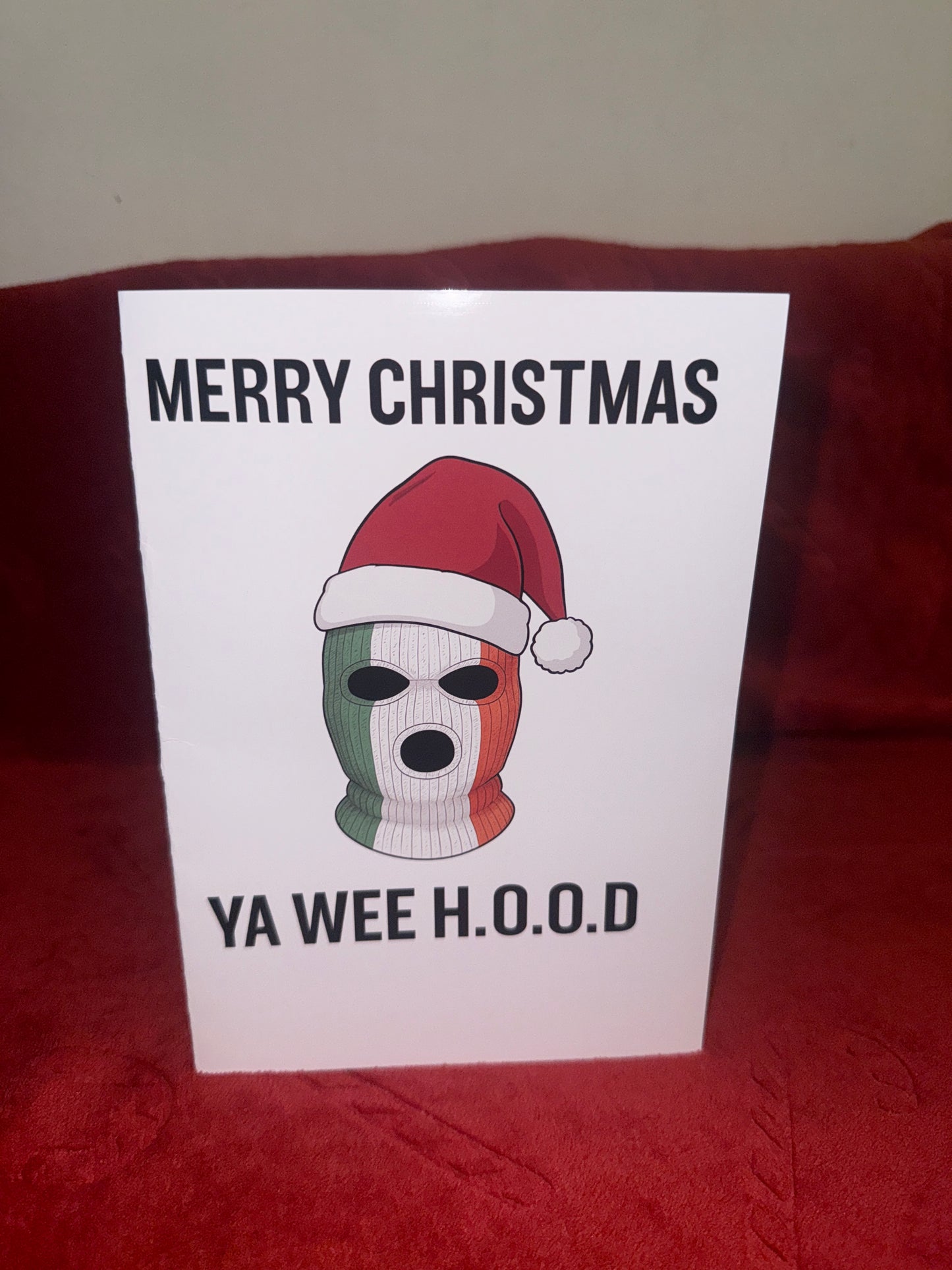 Hood Christmas card