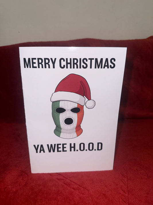 Hood Christmas card