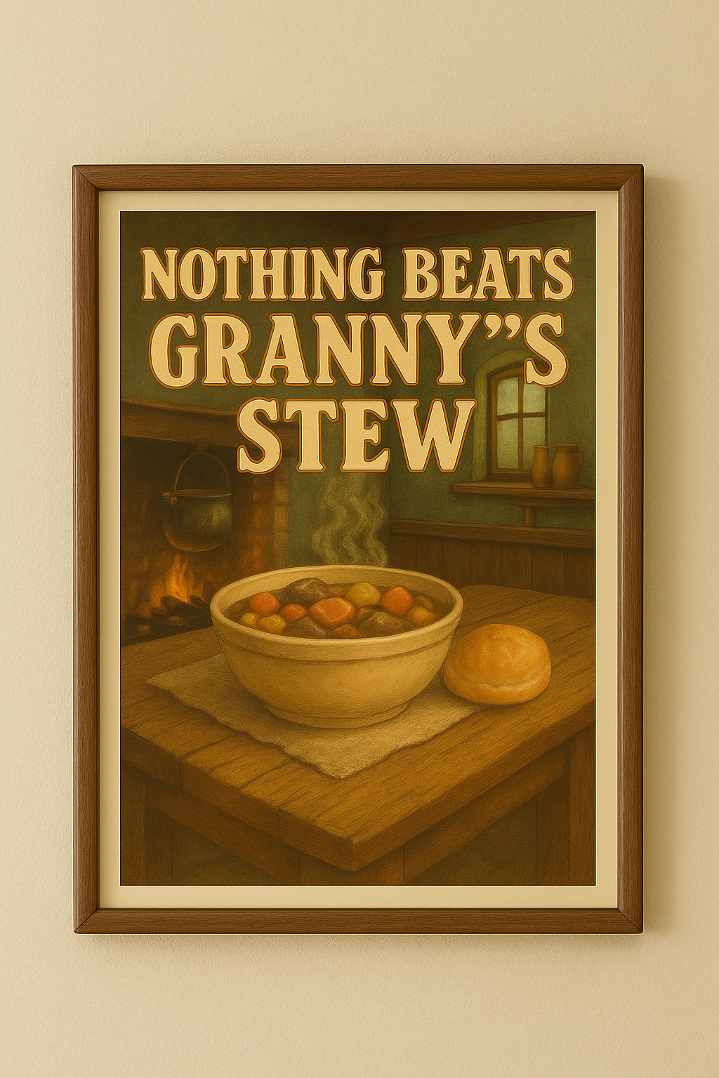 Granny’s stew wall decor print