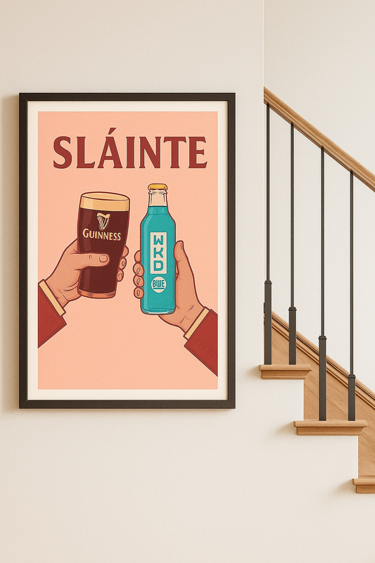 Sláinte wkd wall art decor