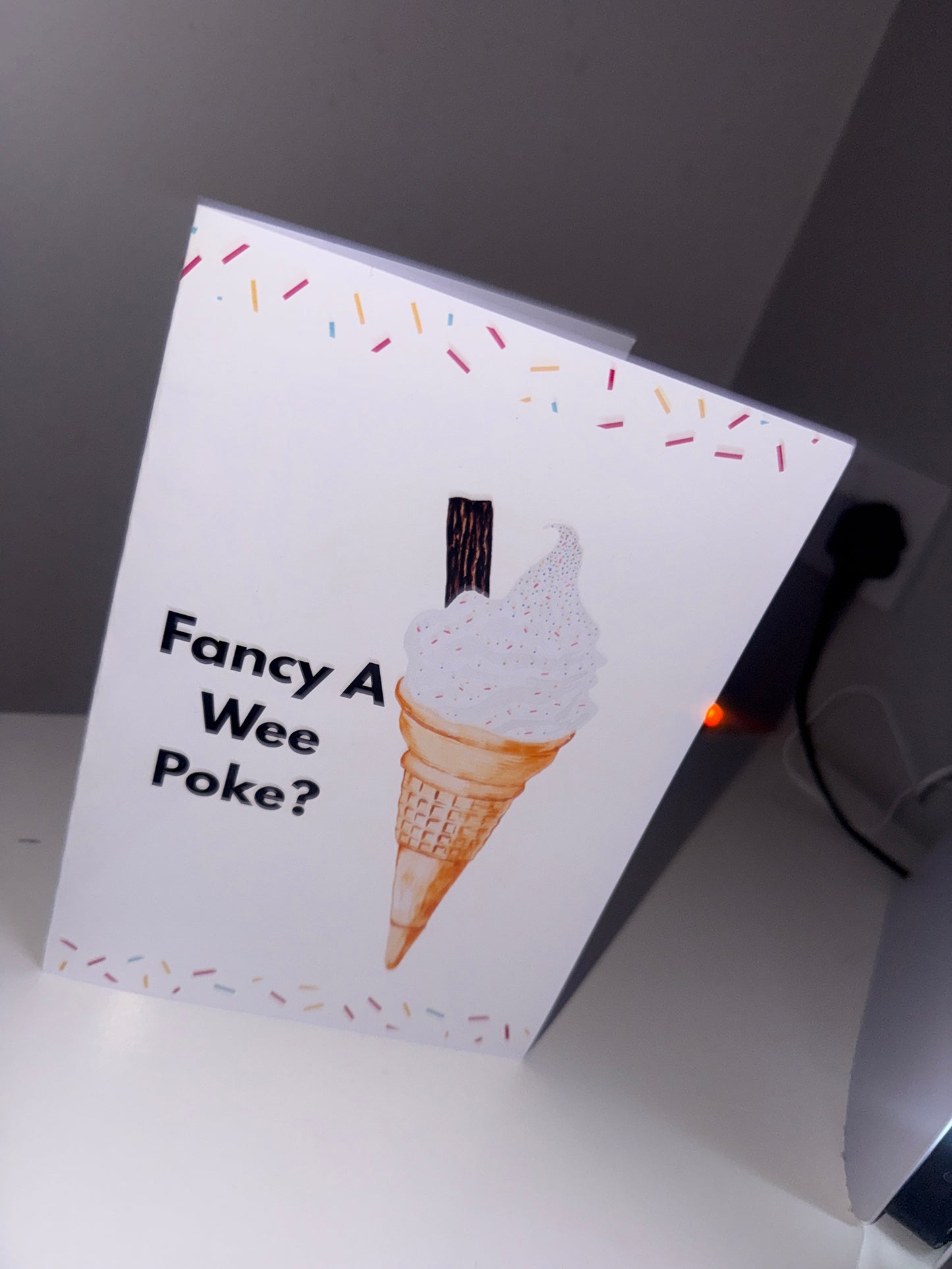 Fancy a wee poke card